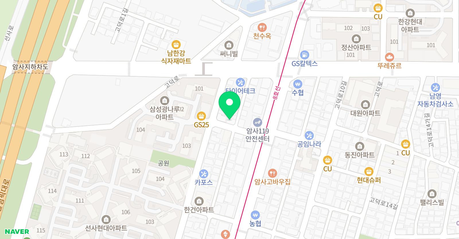 탑 수학보습학원 위치