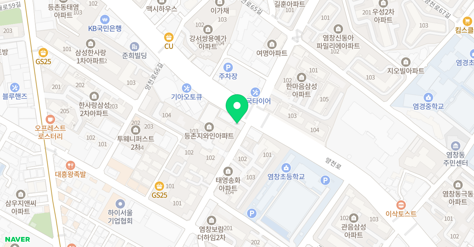 미술예감 학원 위치