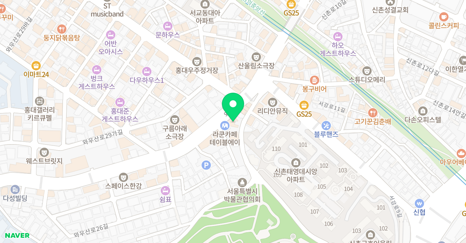 101 미술학원 위치