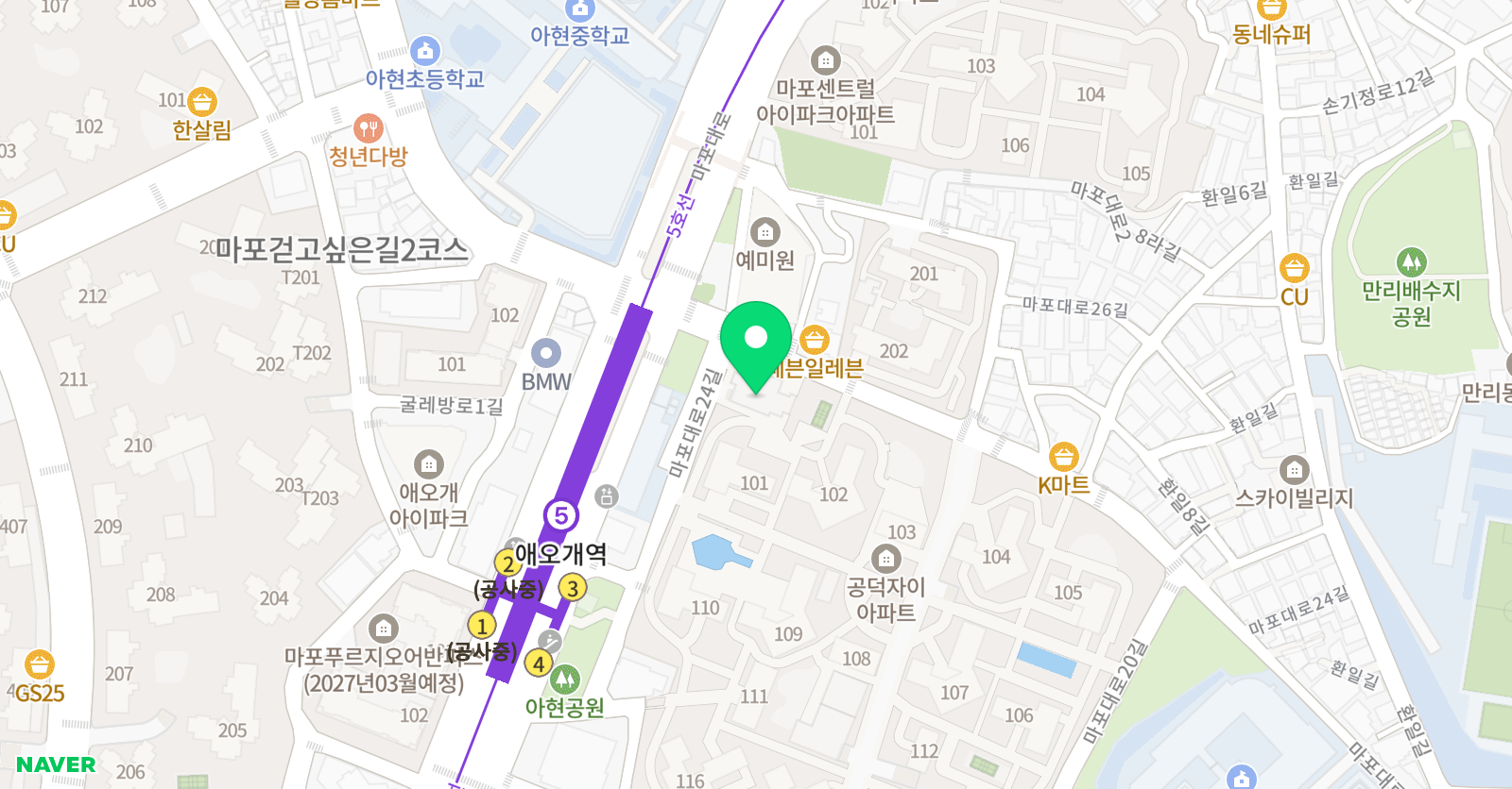 뮤직스토리 음악학원 위치