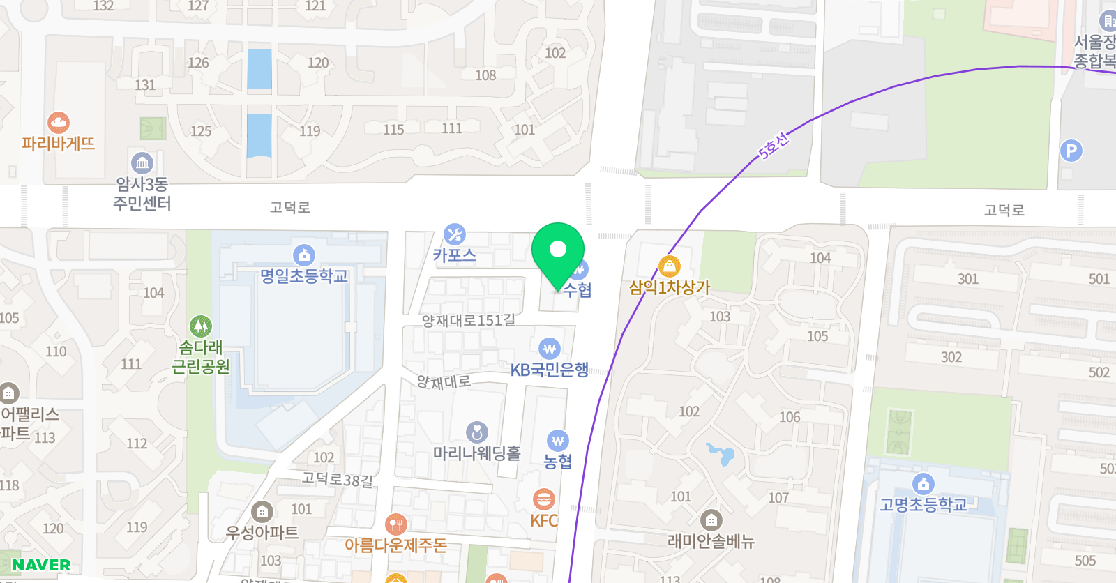 영렘브란트 강동교육센터 위치