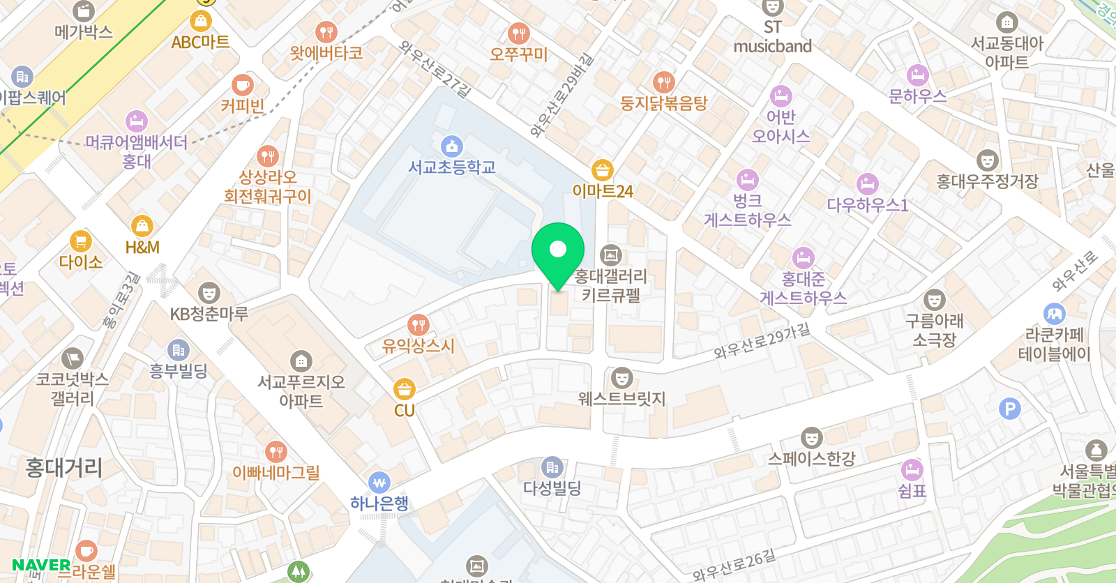 빨간펜 수학의달인 학원 서교초점 위치