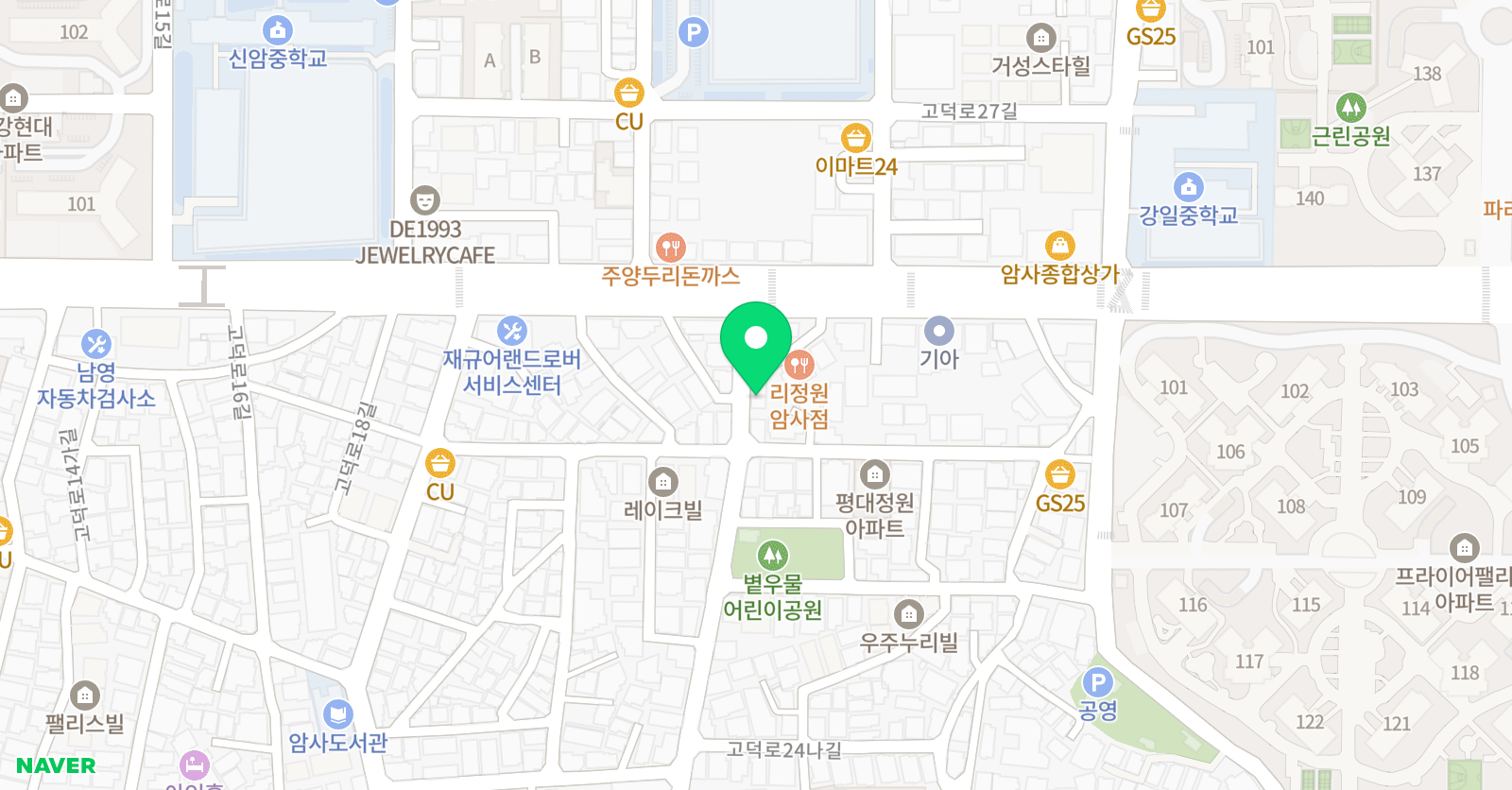 경용 태권도장 위치