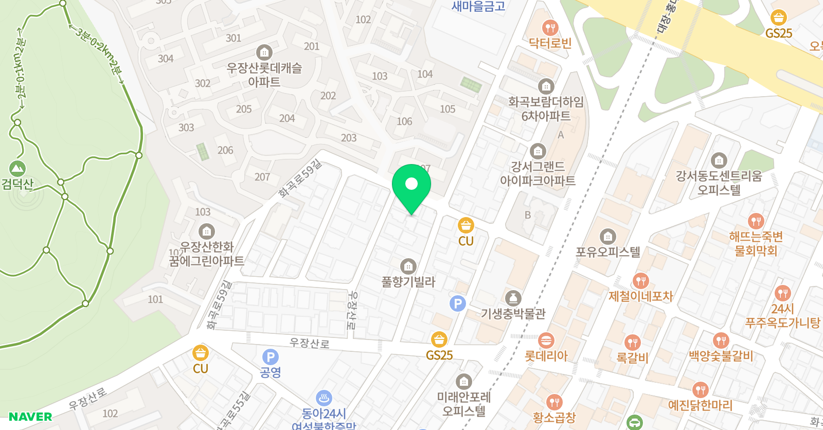 주니어랩스쿨 화곡교실 위치