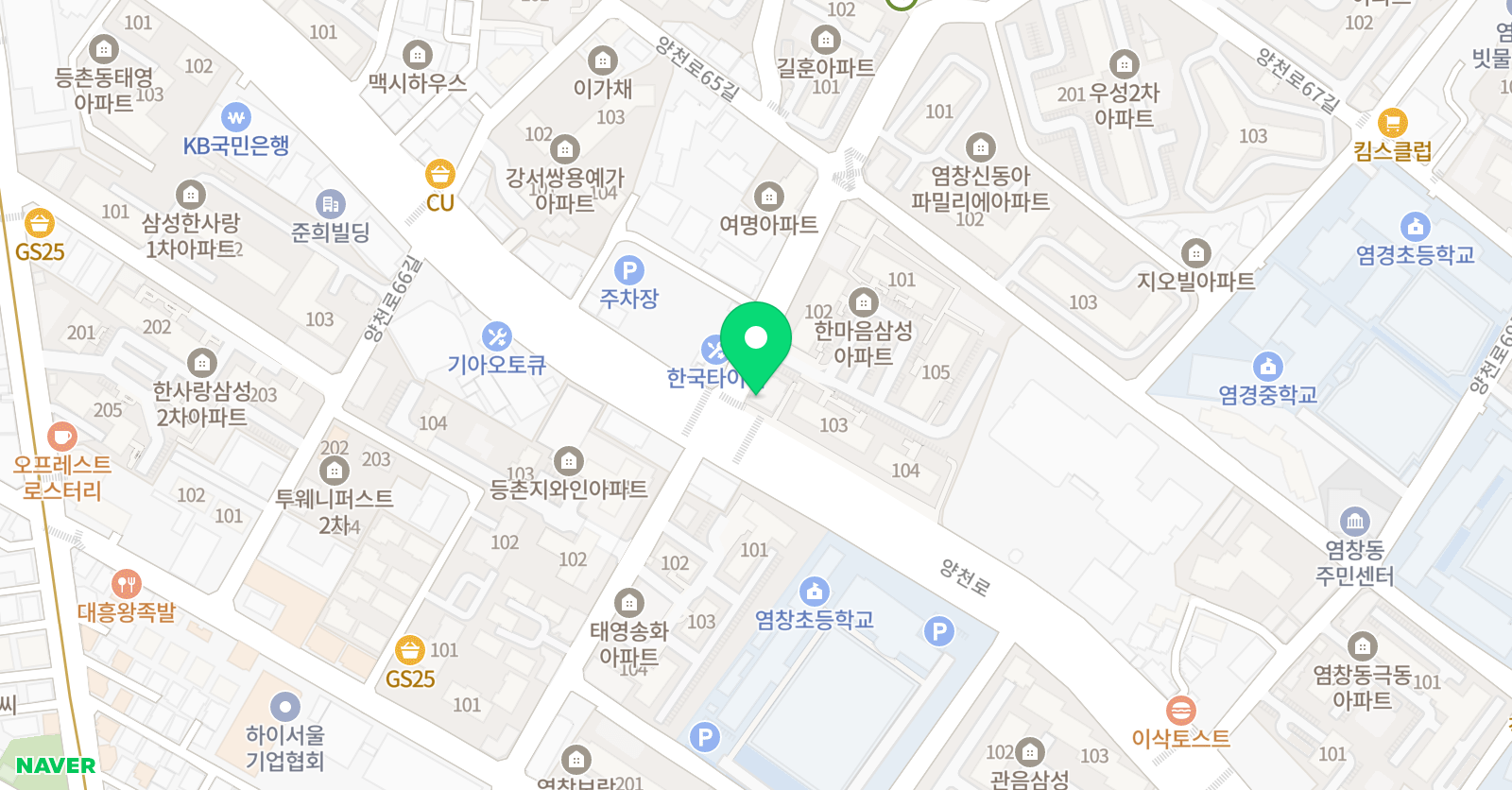 수풀 수학교습소 위치