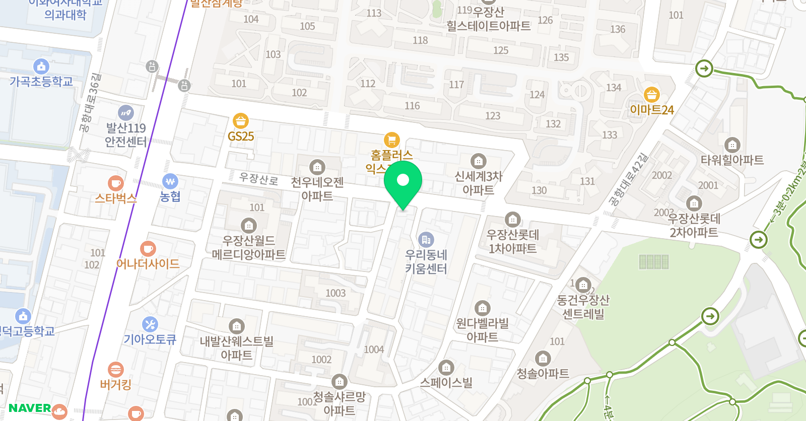 최강 영수학원 위치