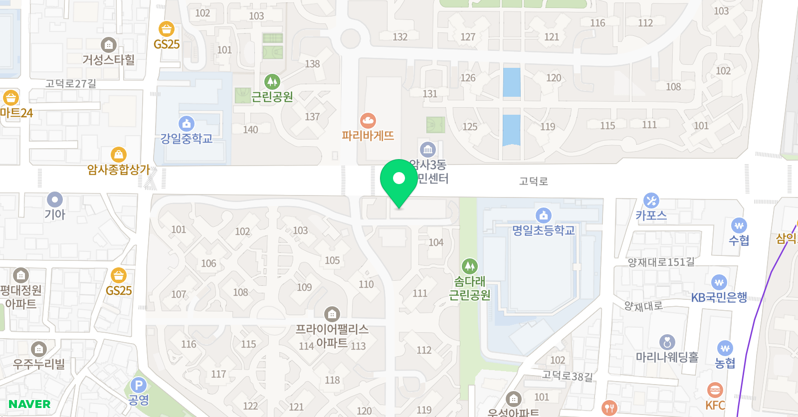 행복한피아니스트 음악학원 위치