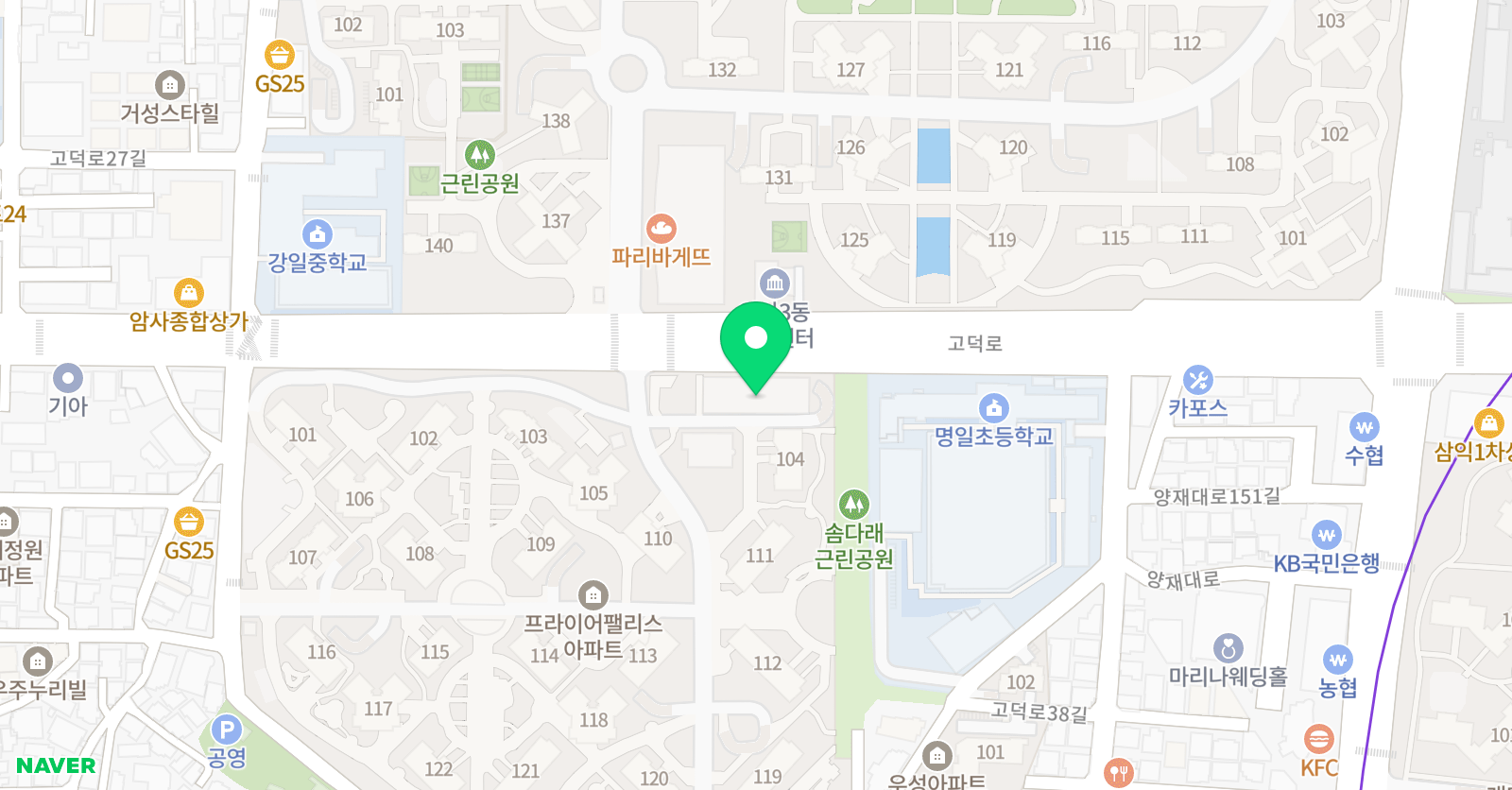 플라톤독서토론논술 암사논술교습소 위치