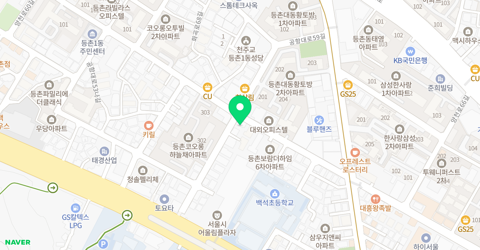 골드 수학학원 위치