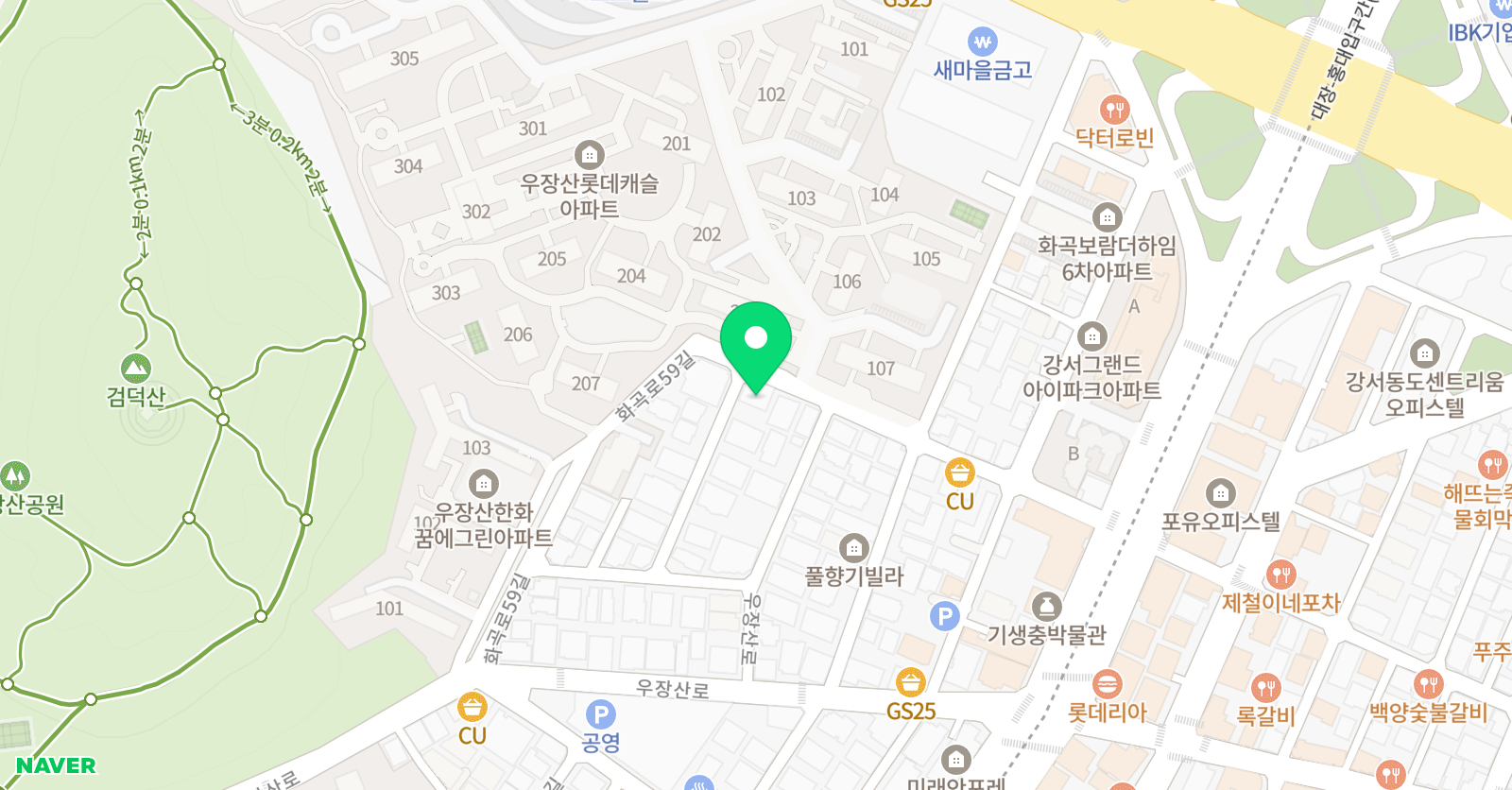 맑은소리숲 음악학원 위치