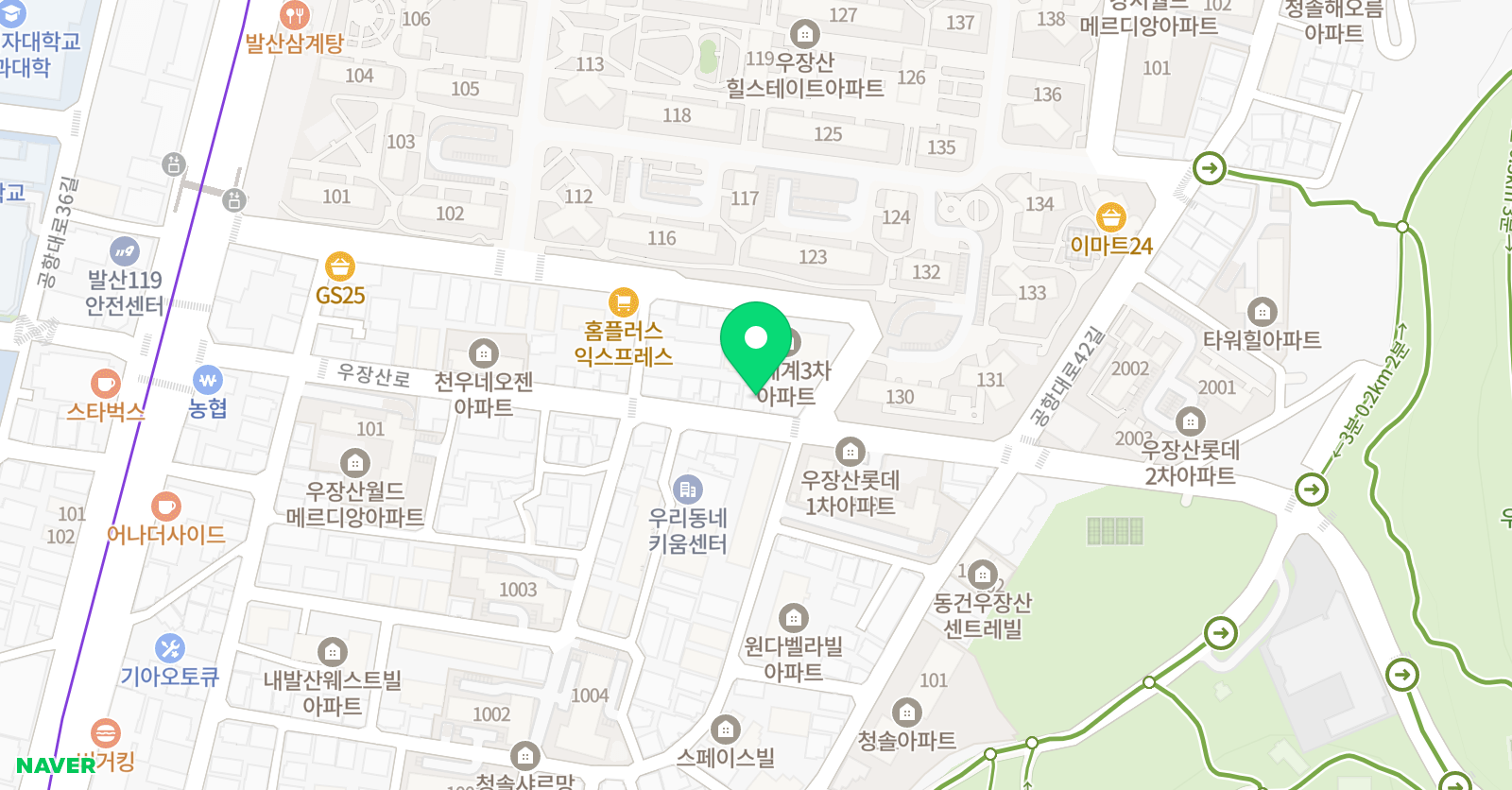 뉴한양 음악학원 위치