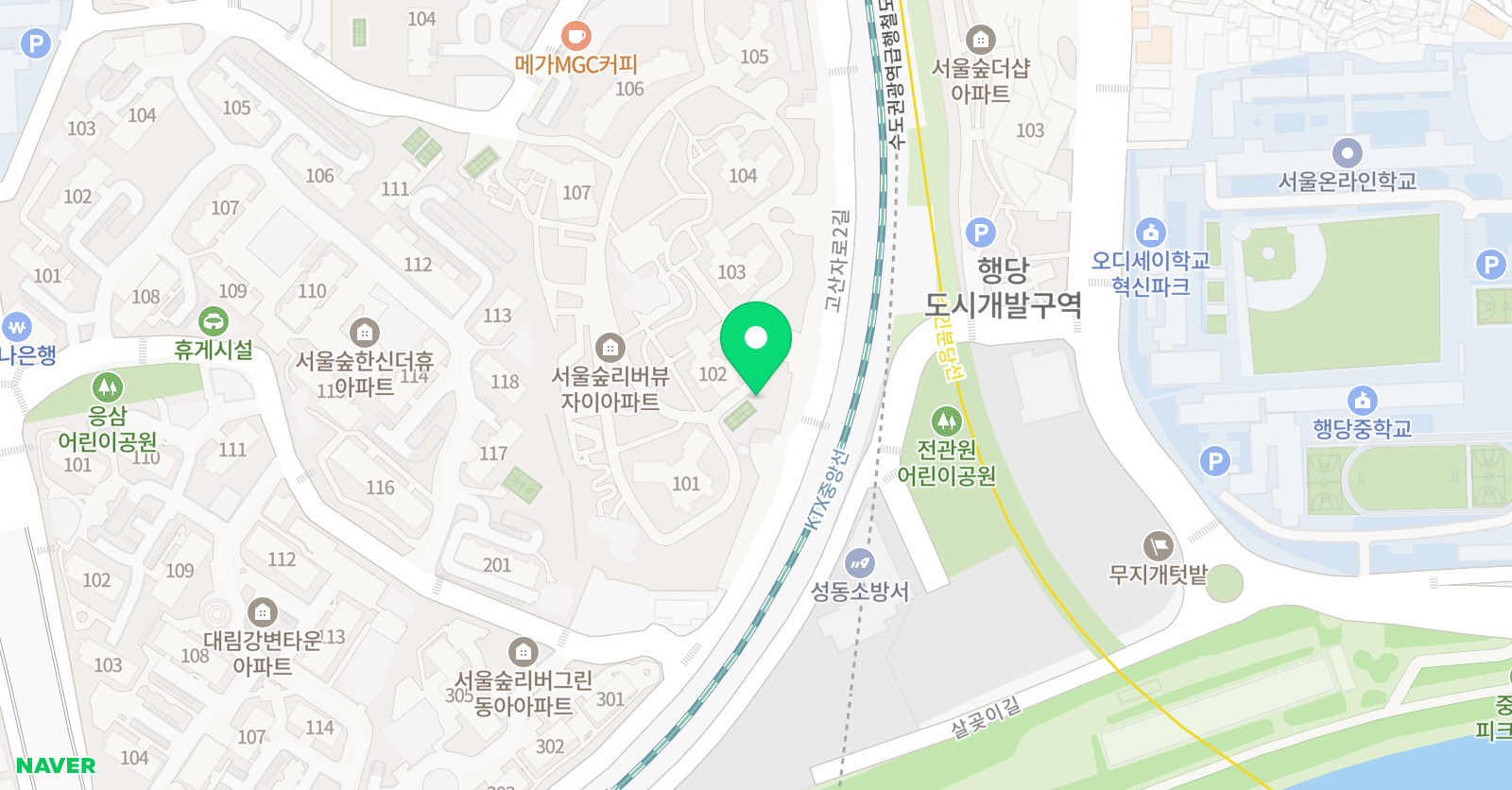 Bungalo 벙가로 위치