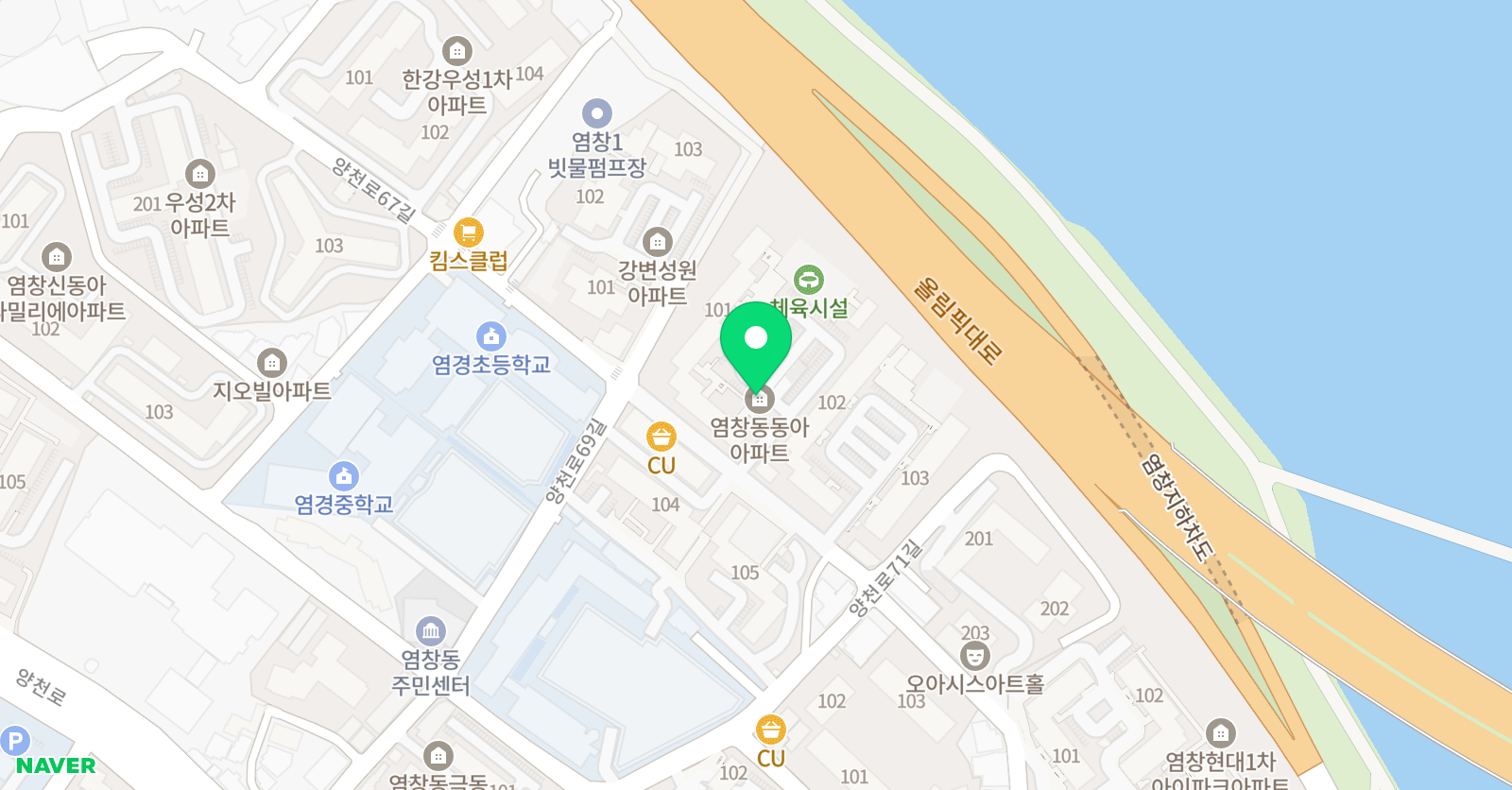 리드인 염경초점 위치