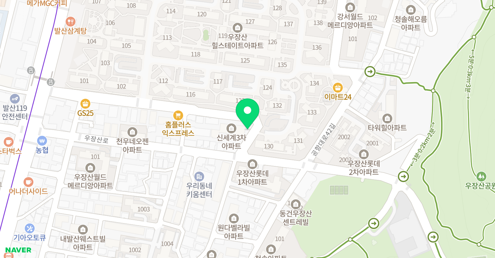 예술램프 미술 위치