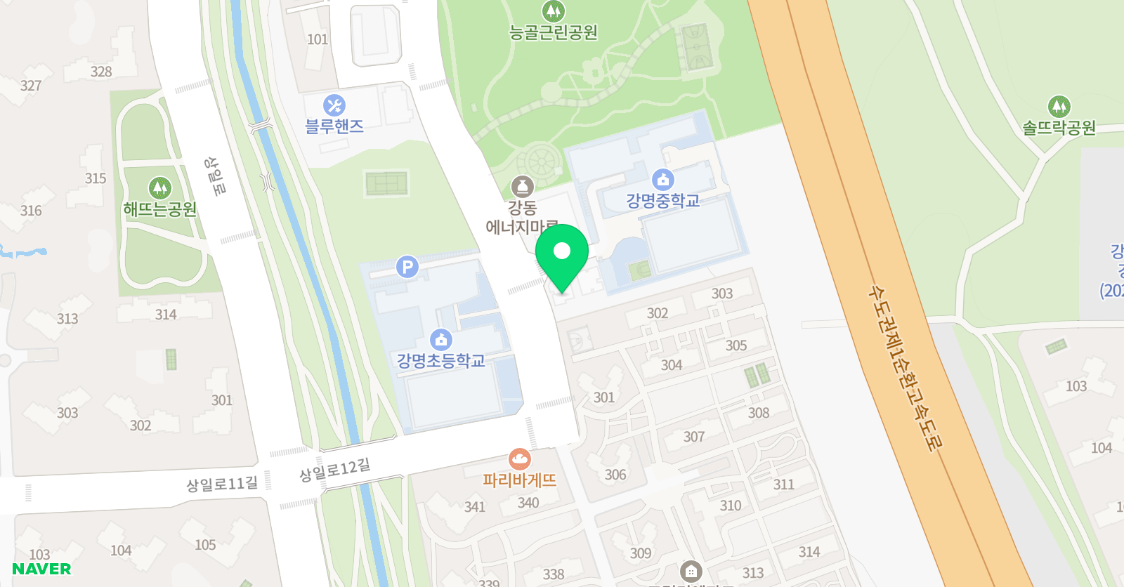 힘찬 국어논술 위치