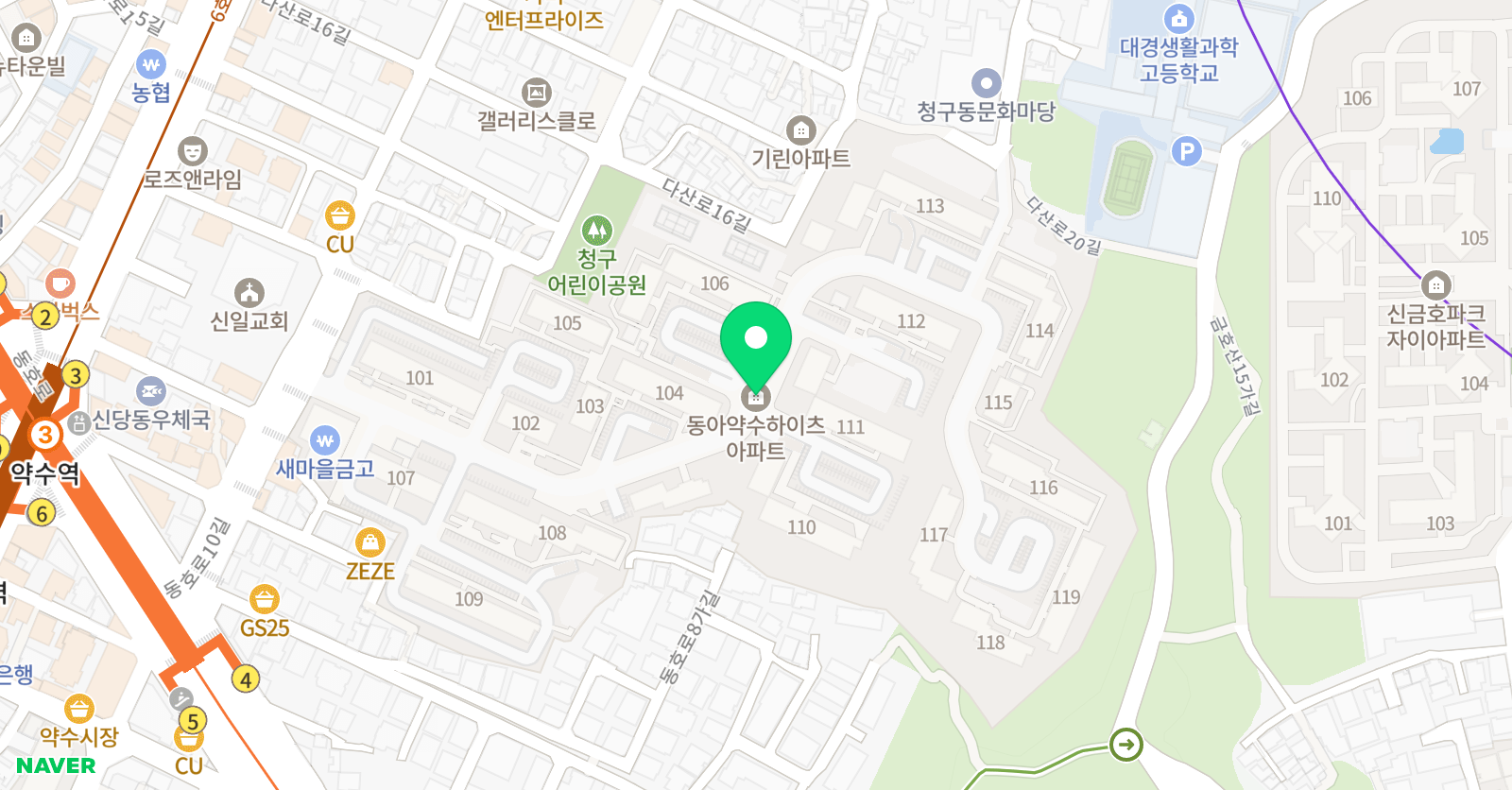 동아 음악학원 위치