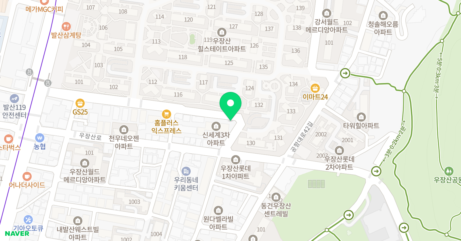 동화숲 배움나무 국어교습소 위치