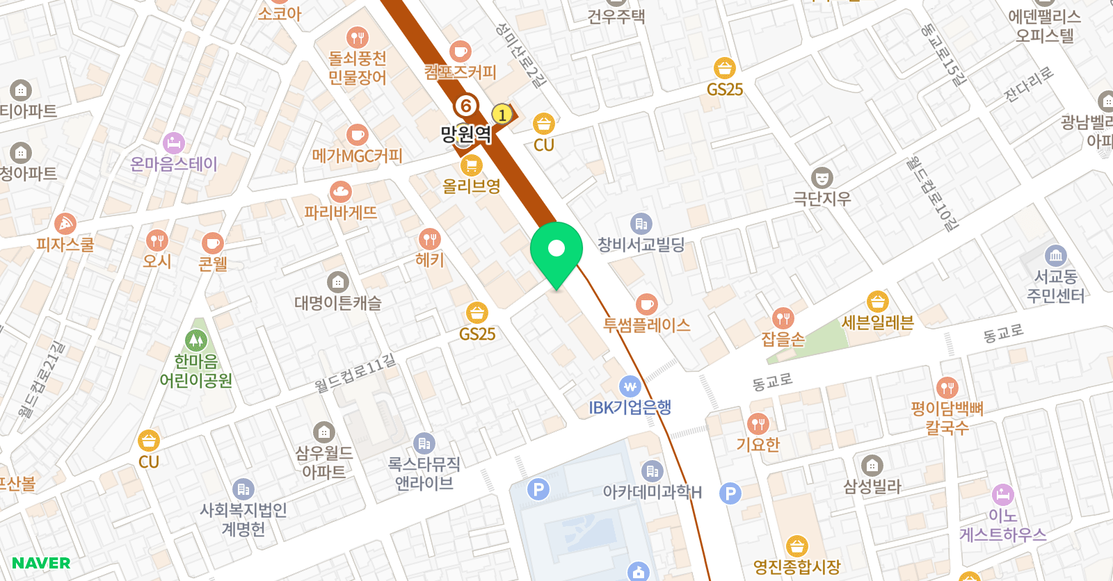 듀크 수학 마포캠퍼스 위치