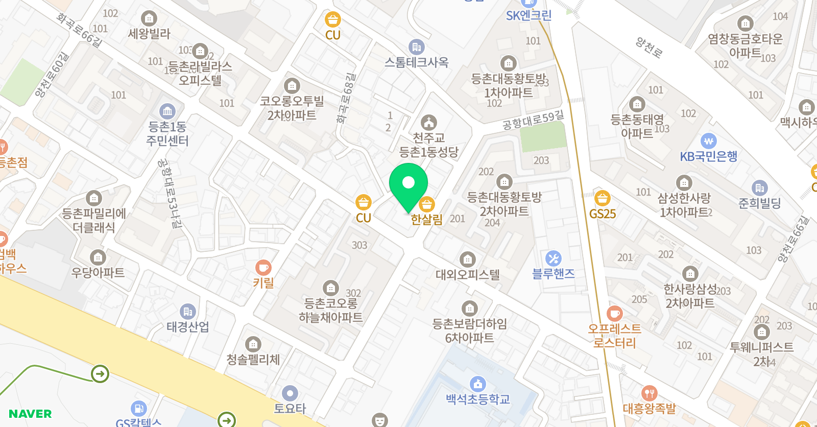 아뜰리에 미술학원 위치