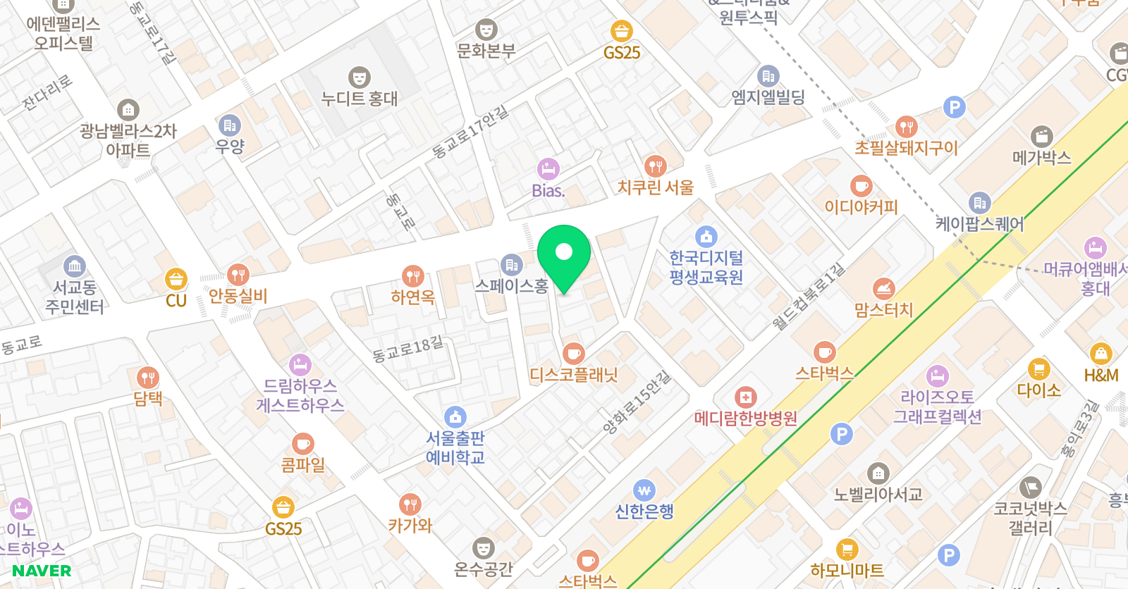 문고리 미술교육학원 위치