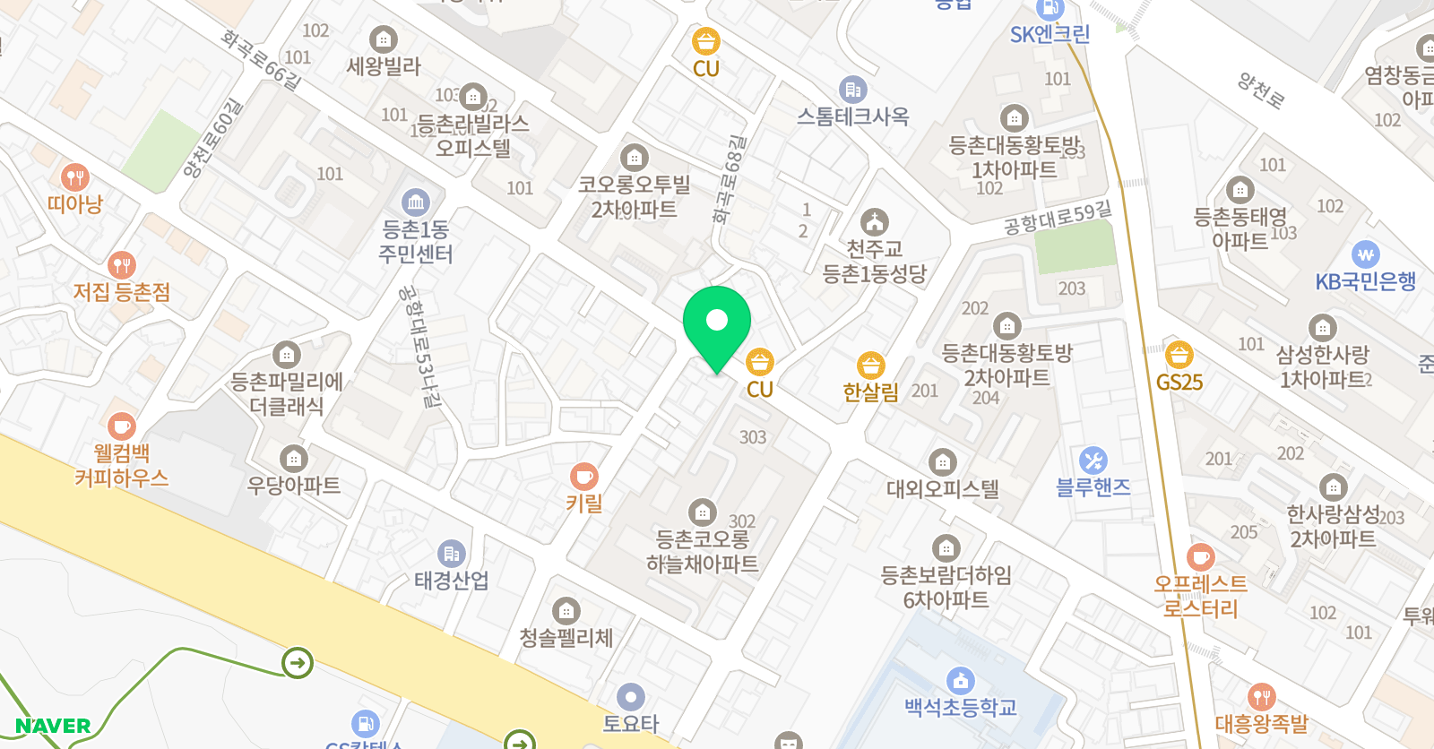 한마음 수학 위치