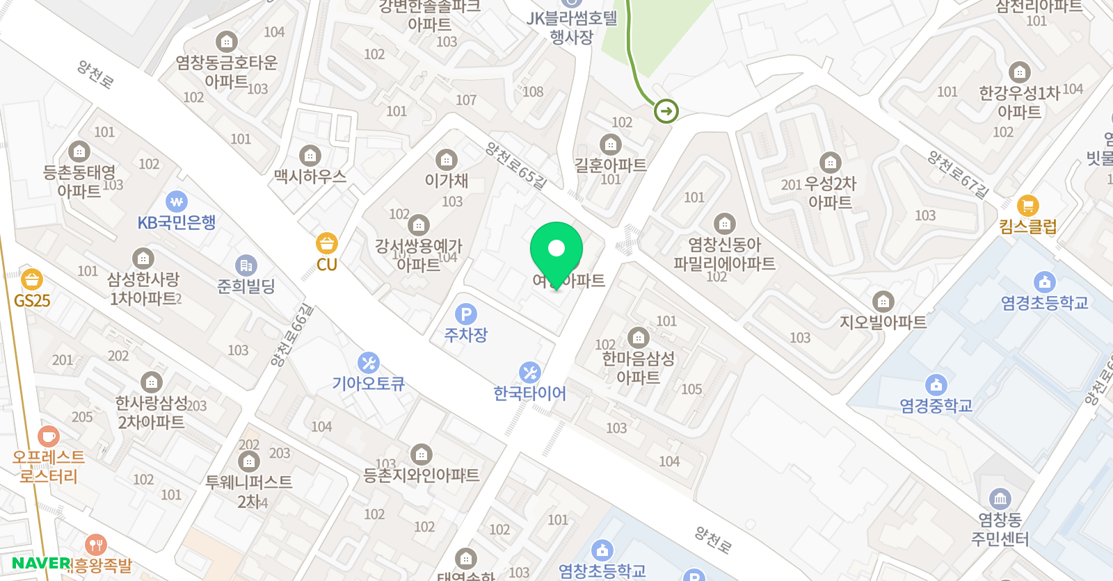 탑씨크리트 수학과학학원 위치