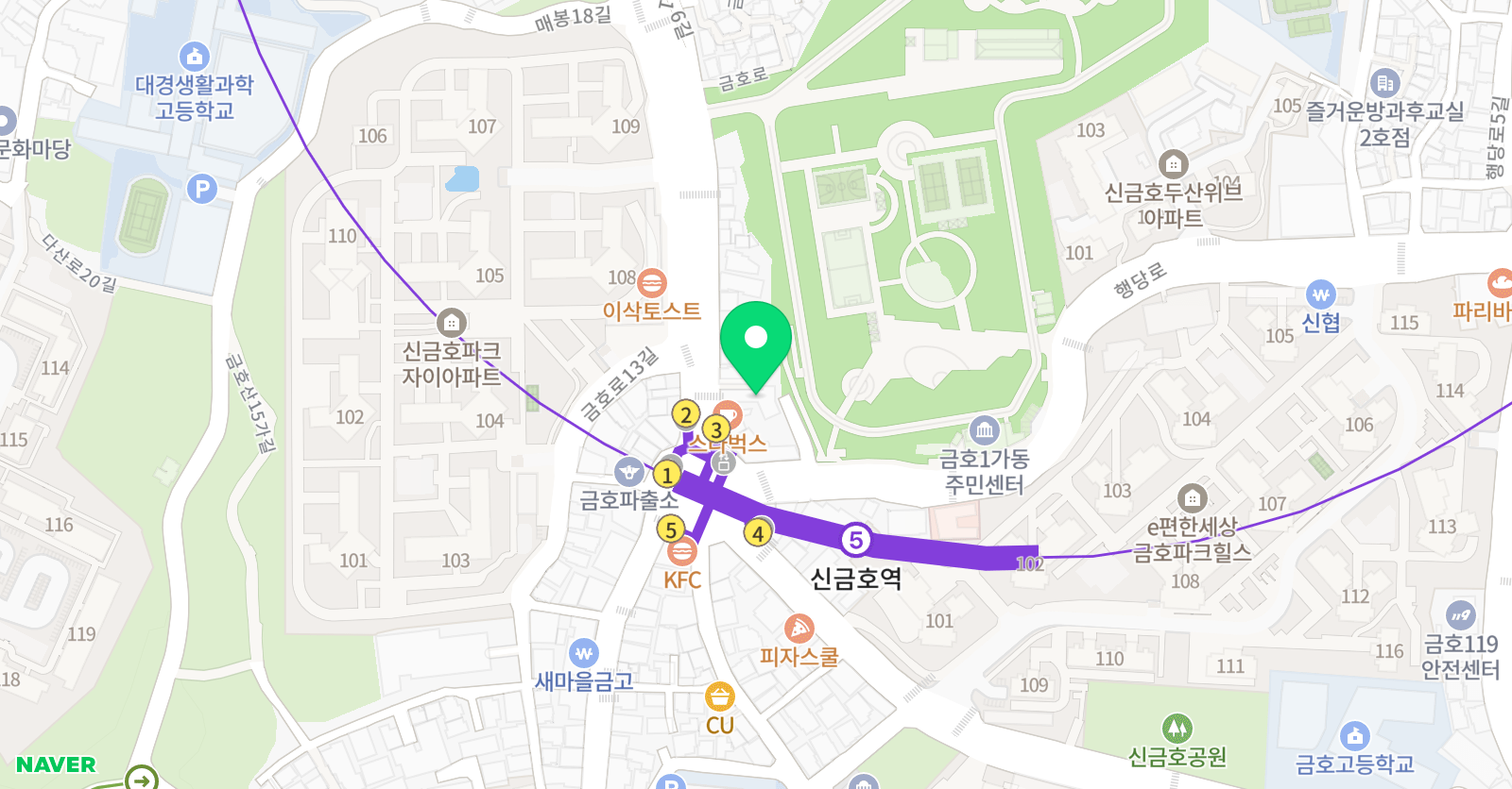 플래뮤 성동 미술학원 위치