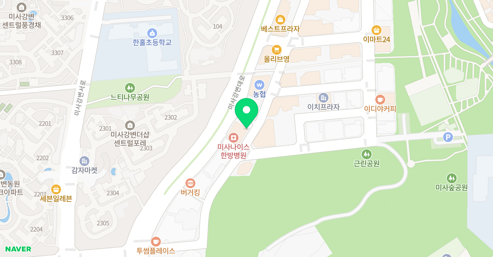 라이즈어학원 하남미사캠퍼스 위치