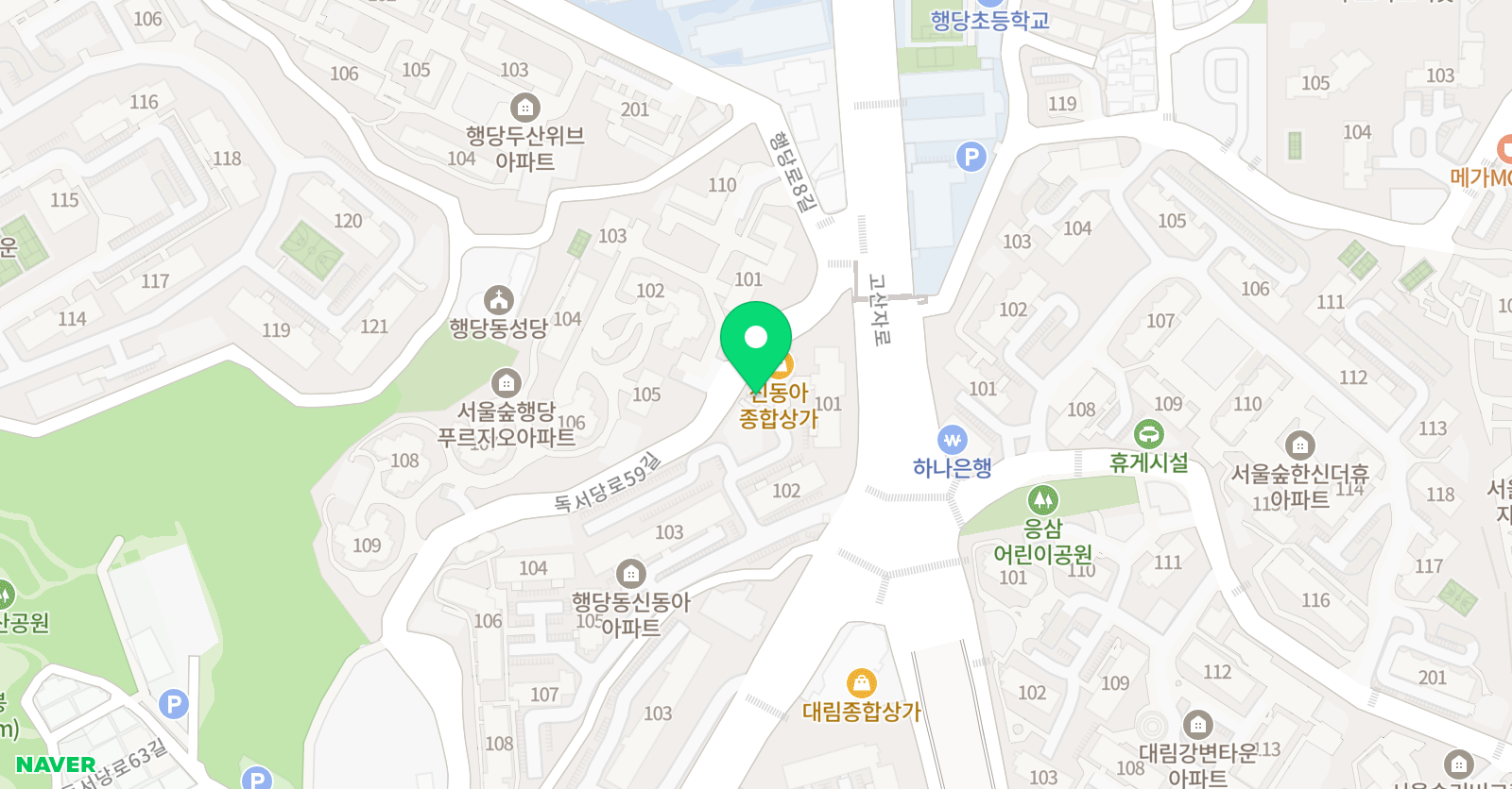 위글비글 아트 위치