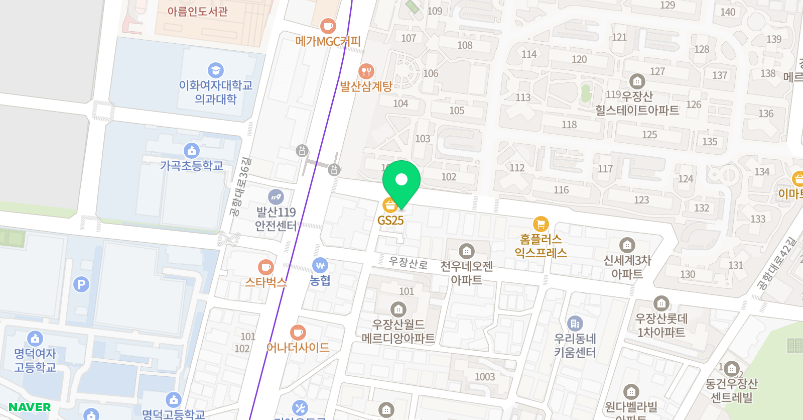 댄글리쉬 영어학원 위치