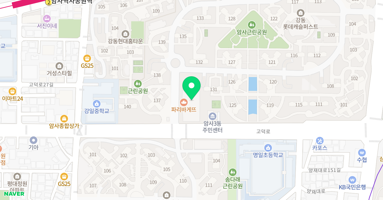 그아이 창작소미술학원 위치
