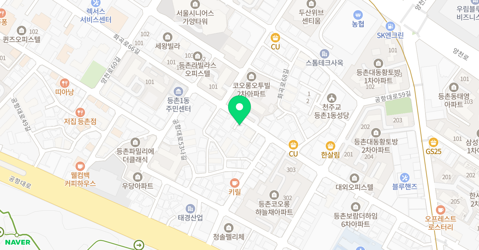 서울두드림 학원 위치