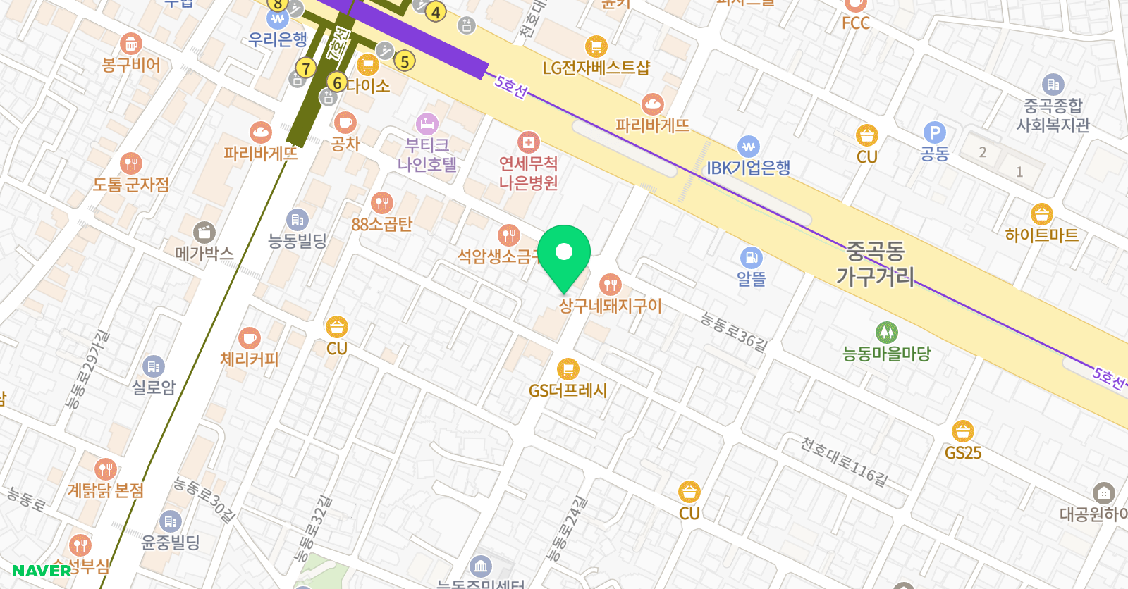 다온 태권도 위치
