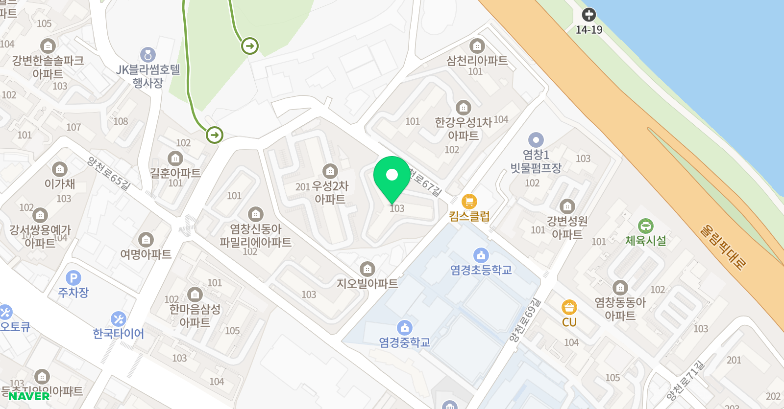 아소비 서울 염창점 위치