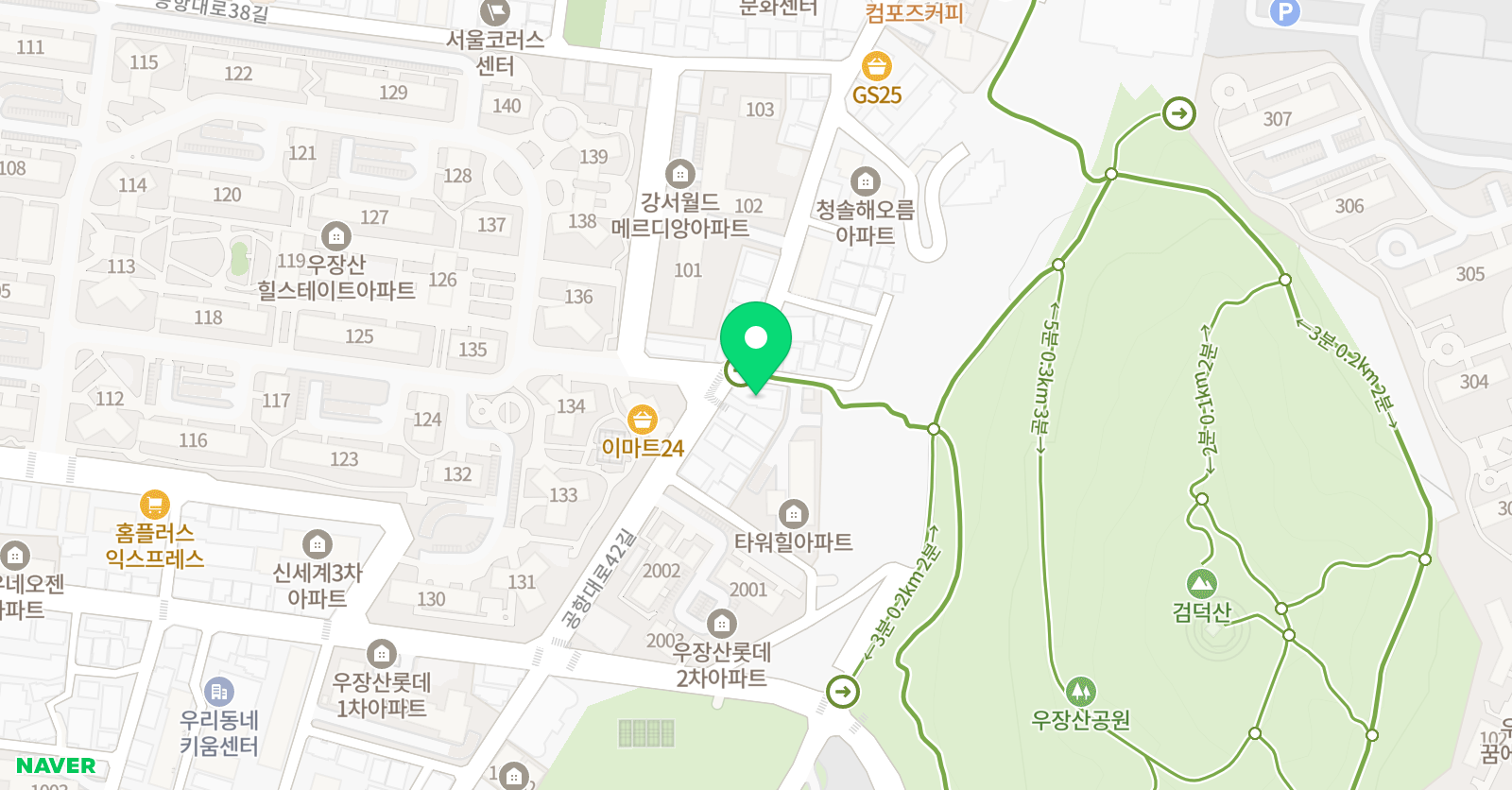 이솔국어 리드인 독서논술 발산역점 위치