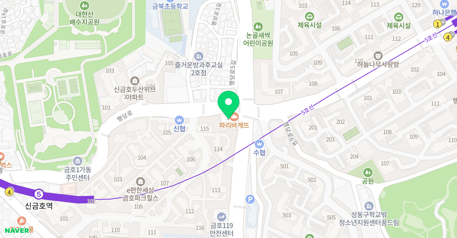 키 영어 학원 위치