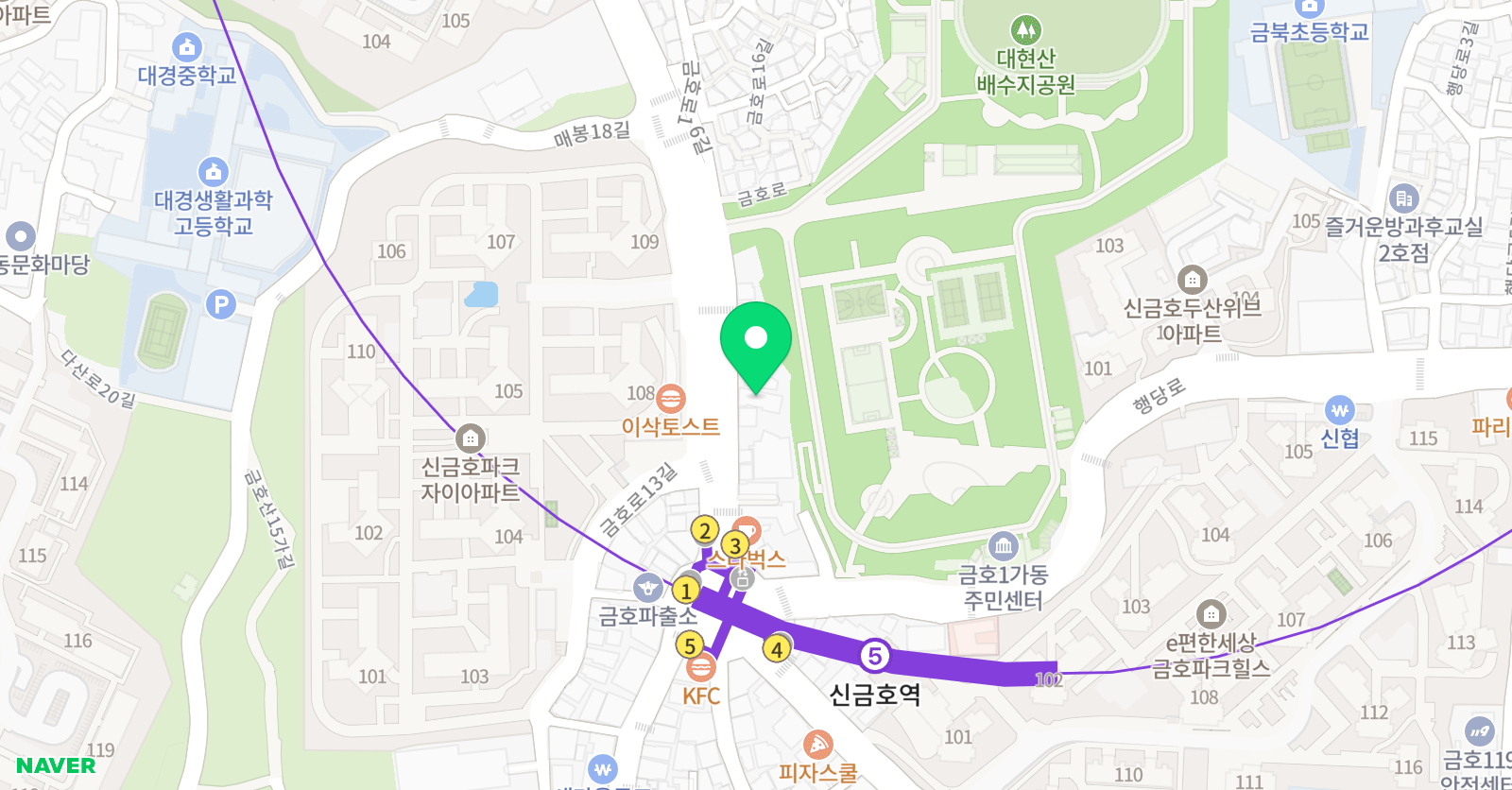 CMS 성동영재교육센터 위치