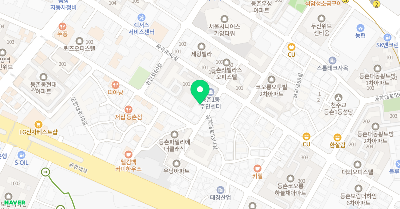 호산나 음악학원 위치