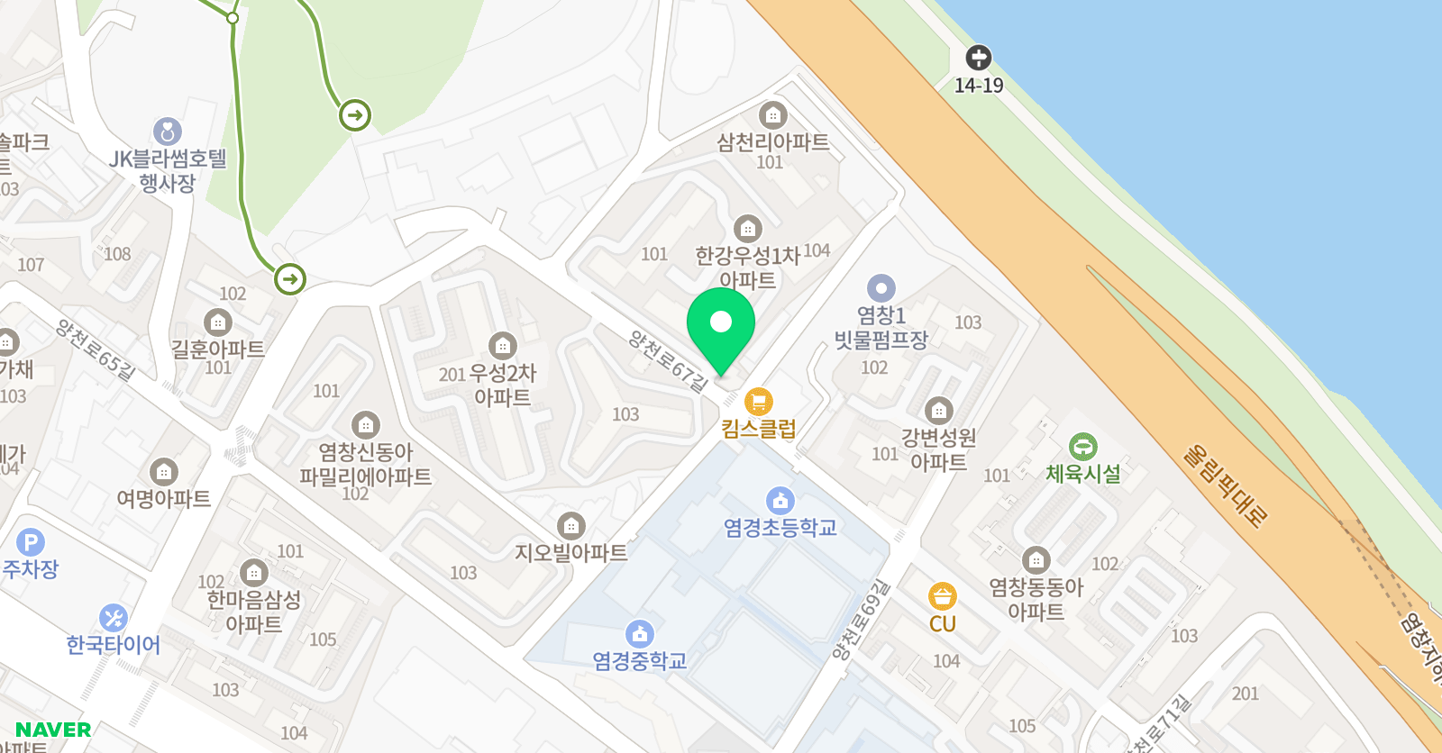 스마트해법 수학교습소 염창점 위치