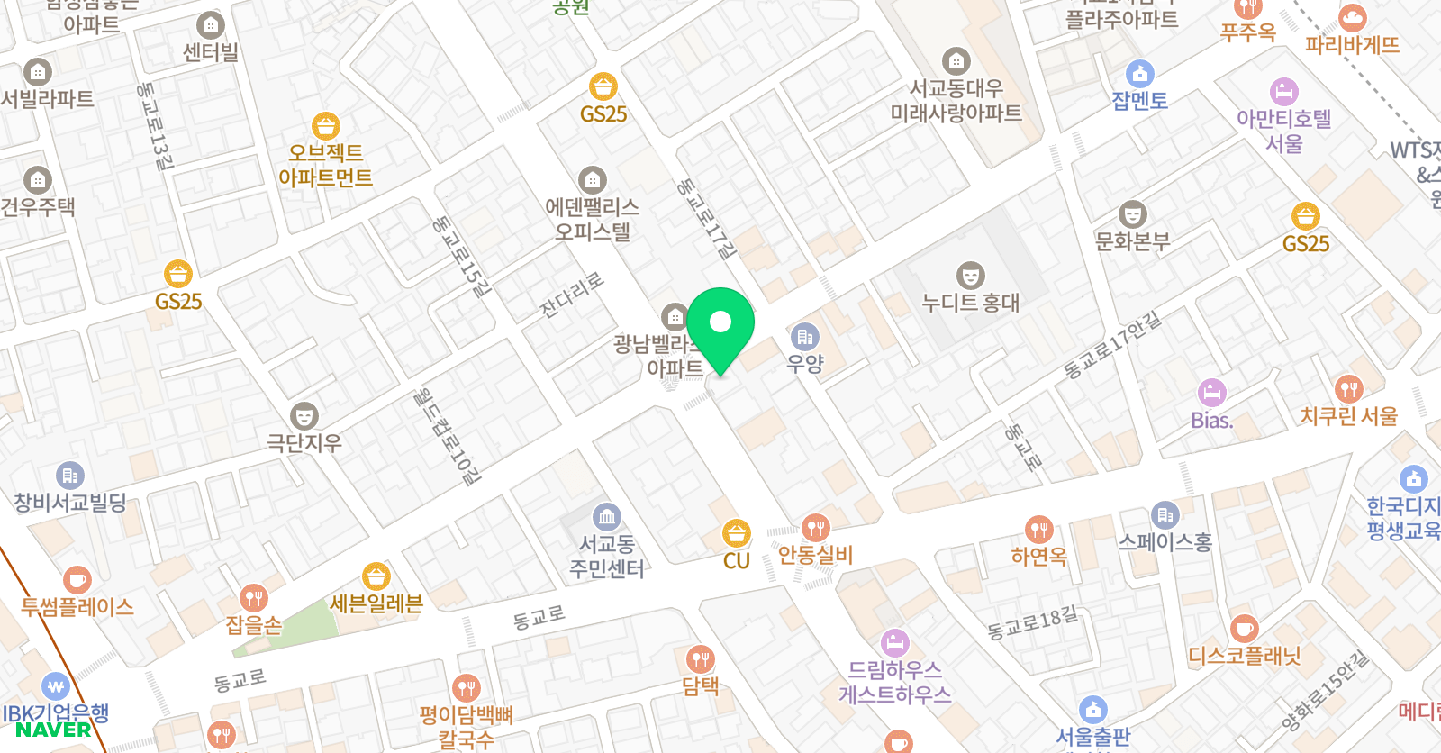 윤 음악학원 위치