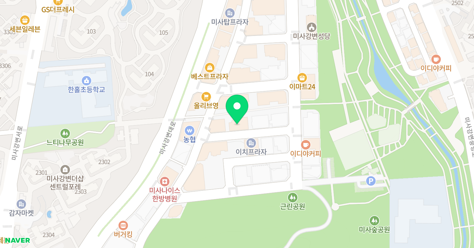 수학의가치 수학교습소 위치