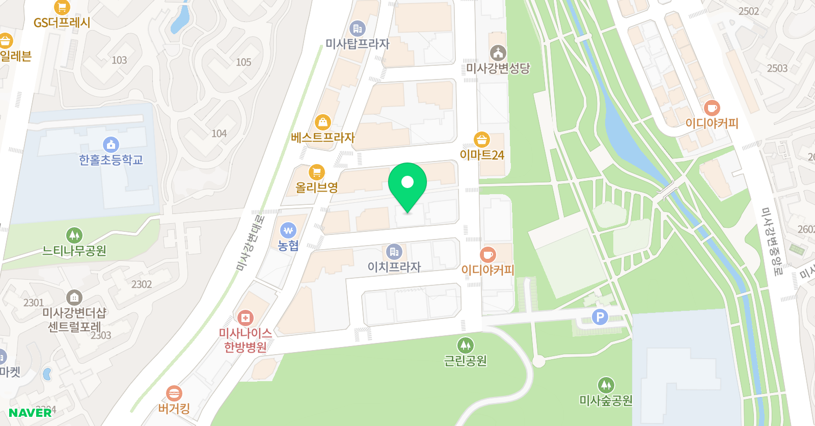 클레르아트 미술 위치