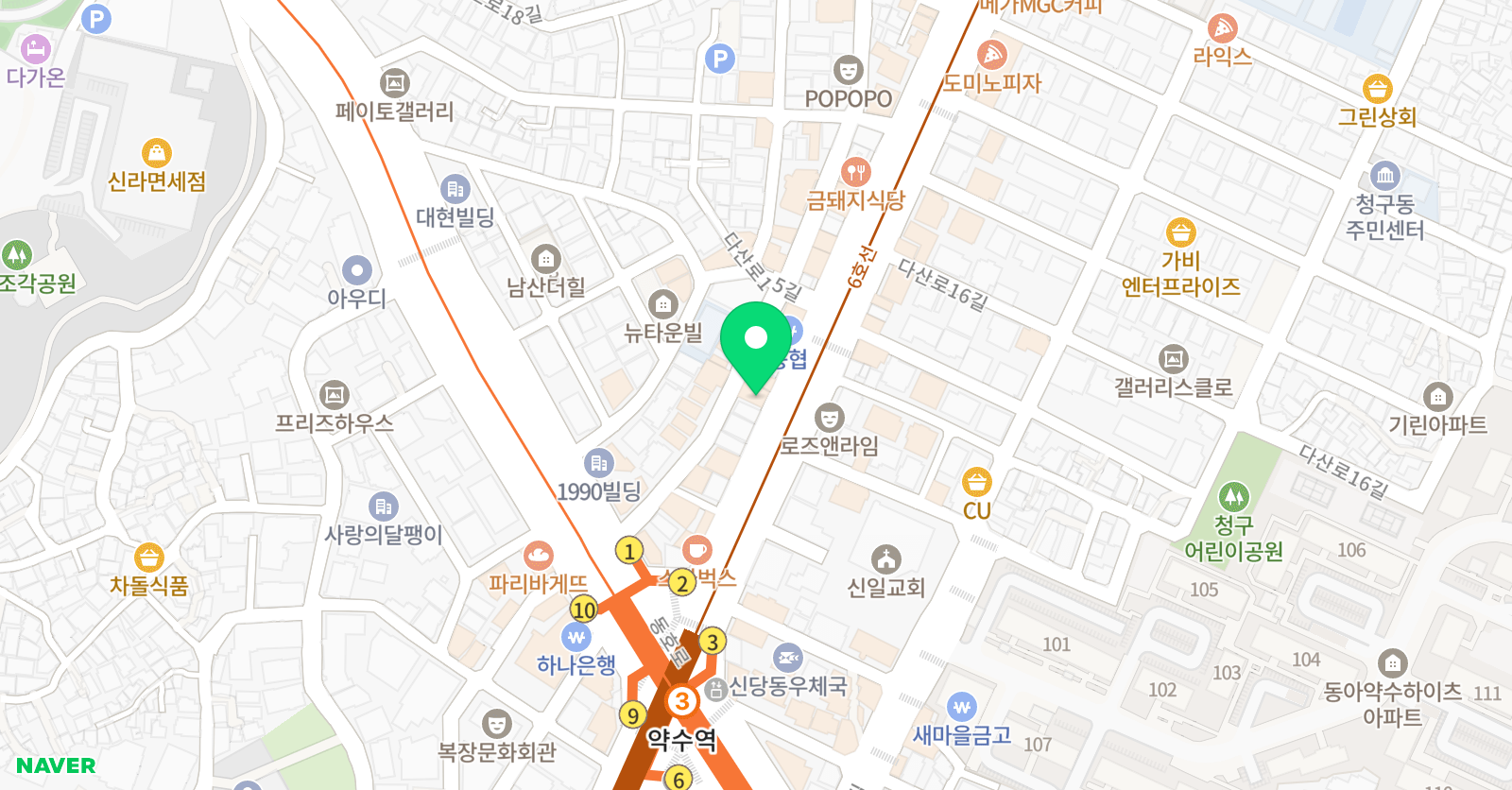 리드인 독서논술국어학원 위치