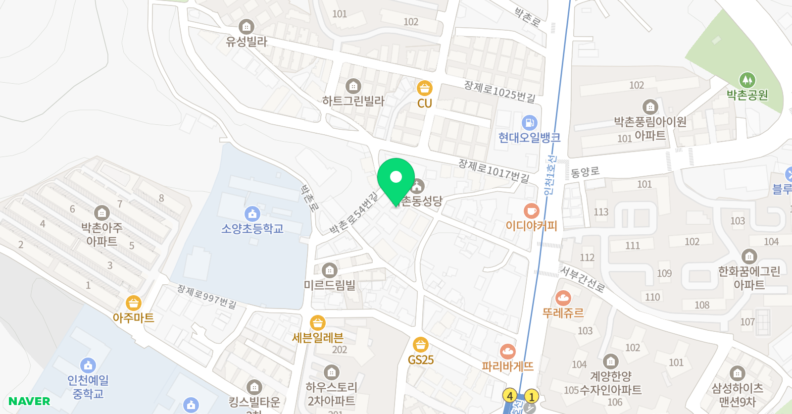소양 음악학원 위치