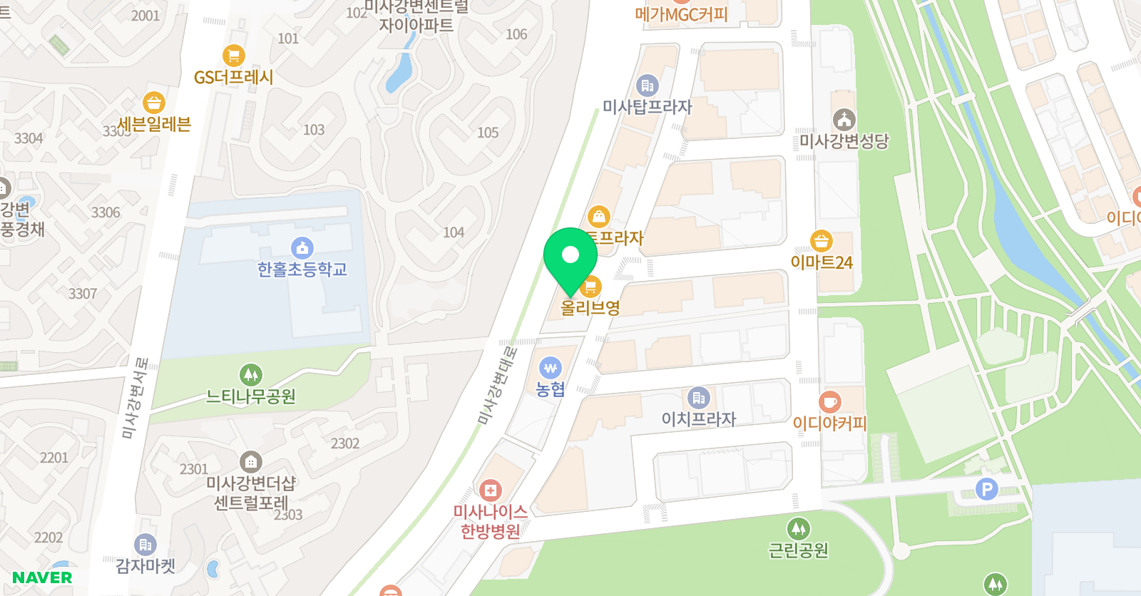 엠스터디 수학전문학원 위치