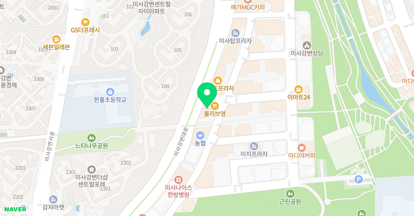 피움 무용학원 위치