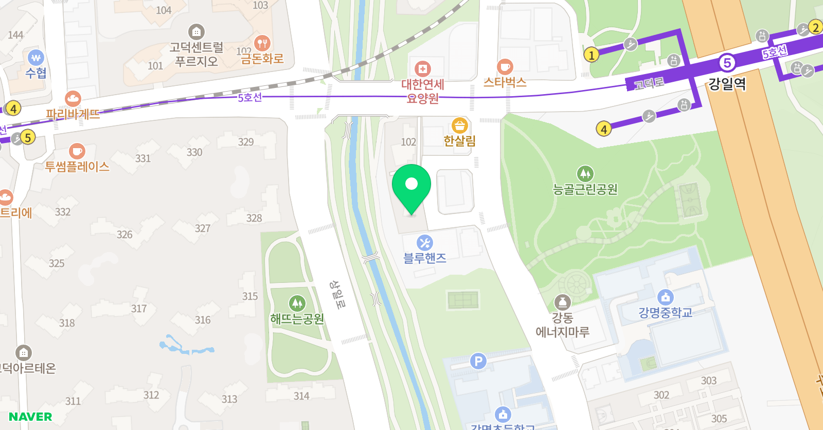 수라밸 수학학원 위치