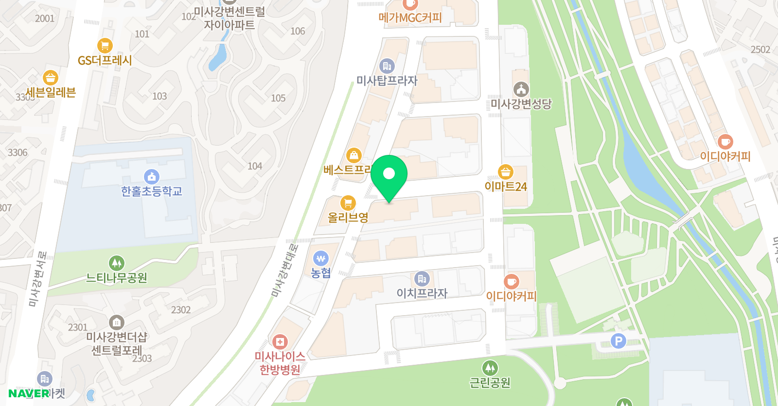 디자인 입시미술학원 위치