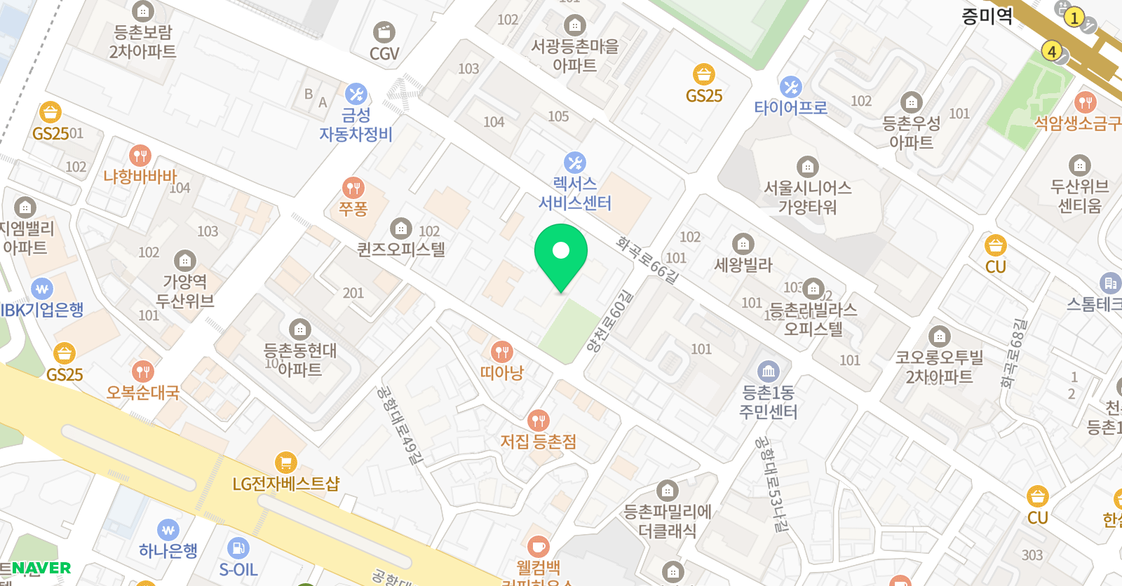 보람 수학과외공부방 위치