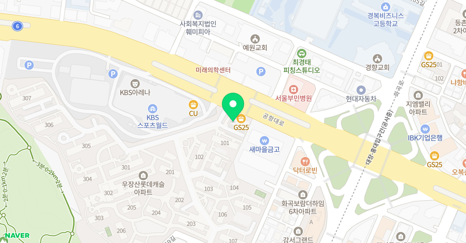TIA 태권도 위치